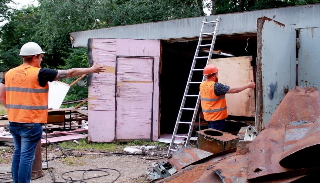 Демонтаж гаражей в Баксане, цена от 1766 руб. – услуги под ключ от 2Землекопа-Бкс